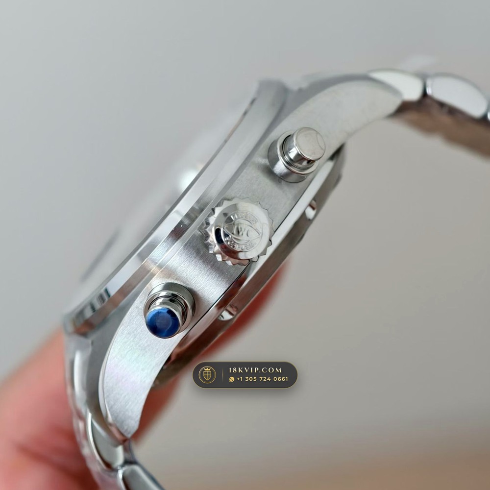 IWC Schaffhausen IWC Pilot Watch Chronograph 41mm Blue Dial Ref. IW388101 — Private Vault Edition — Studio Gallery Plate V in 904L Stainless Steel Custom Architecture (108.2g Verified Mass, IWC Manufacture Cal. 69355 / Cal. 52010)
