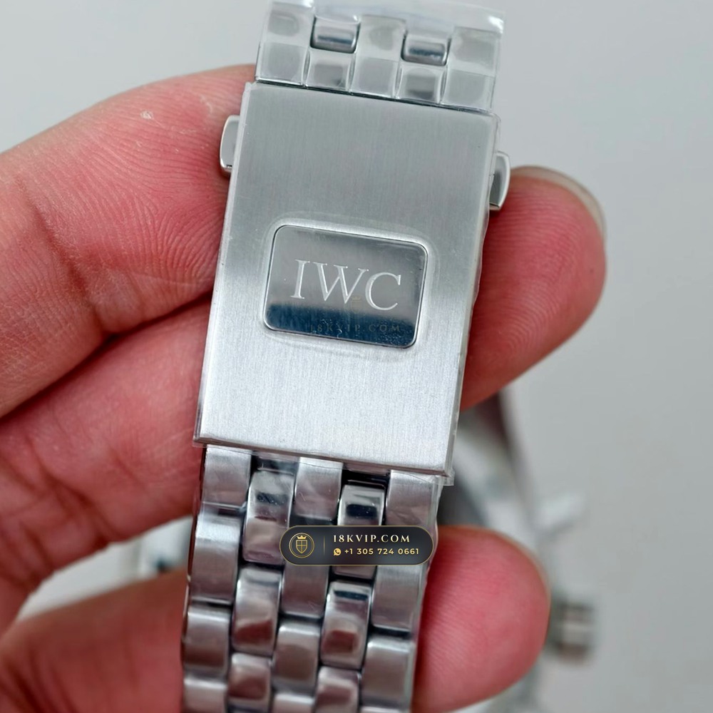 IWC Schaffhausen IWC Pilot Watch Chronograph 41mm Blue Dial Ref. IW388101 — Private Vault Edition — Studio Gallery Plate VI in 904L Stainless Steel Custom Architecture (108.2g Verified Mass, IWC Manufacture Cal. 69355 / Cal. 52010)