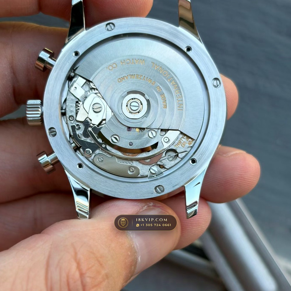IWC Schaffhausen IWC Portugieser Chronograph 41mm Silver-Plated Dial Ref. IW371445 — Private Vault Edition — Studio Gallery Plate IV in 904L Stainless Steel Custom Architecture (81.4g Verified Mass, IWC Manufacture Cal. 69355 / Cal. 52010)