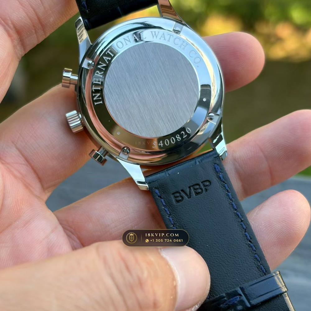 IWC Schaffhausen IWC Portugieser Chronograph 41mm Silver-Plated Dial Ref. IW371445 — Private Vault Edition — Studio Gallery Plate VI in 904L Stainless Steel Custom Architecture (81.4g Verified Mass, IWC Manufacture Cal. 69355 / Cal. 52010)