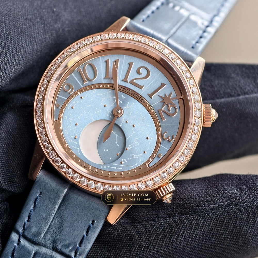 Jaeger-LeCoultre Rendez-Vous Night & Day 36mm Diamond Bezel 18K Rose Gold Ref. Q3522480 — Private Vault Edition — Studio Gallery Plate III in 18K Rose Gold Au750 (68.9g Verified Mass, Jaeger-LeCoultre Manufacture Cal. 925 / Cal. 899)