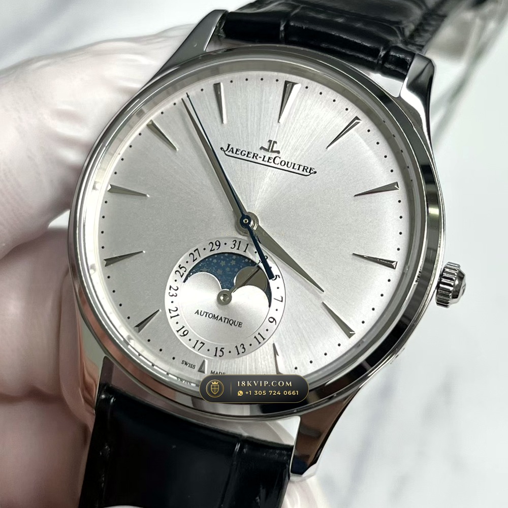 Jaeger-LeCoultre Master Ultra Thin Moonphase 39mm Free-Sprung Cal. 925 Ref. Q1368430 — Private Vault Edition — Studio Gallery Plate III in 904L Stainless Steel Custom Architecture (68.5g Verified Mass, Jaeger-LeCoultre Manufacture Cal. 925 / Cal. 899)