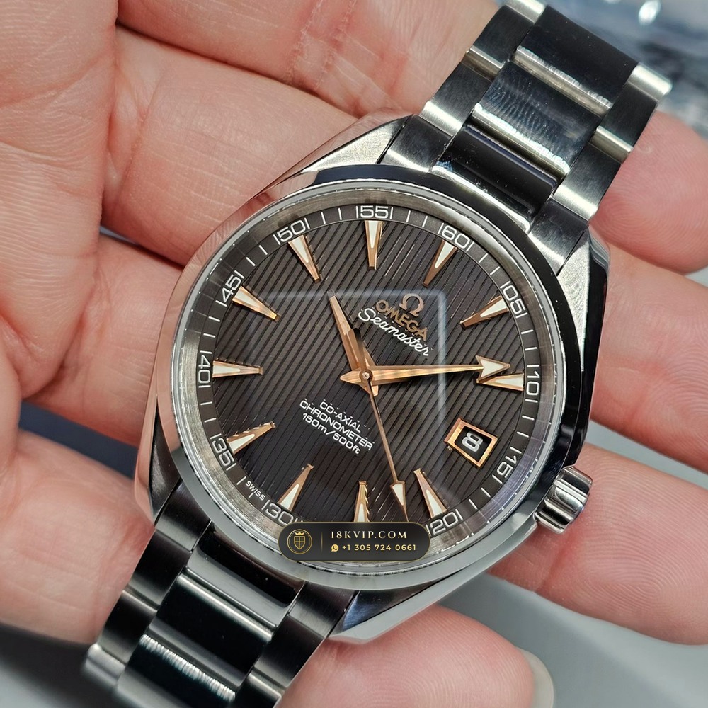 Omega Seamaster Aqua Terra 150M 41.5mm Cal. 8501 Ref. 231.10.42.21.03.001 — Private Vault Edition — Studio Gallery Plate II in 904L Stainless Steel Custom Architecture (149.6g Verified Mass, Omega Co-Axial Master Chronometer Cal. 8900)