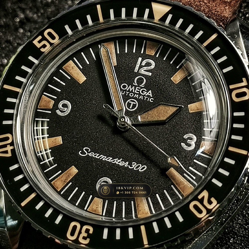 Omega Heritage Seamaster 300 Big Triangle Military Vintage 41mm Ref. 165.024 — Private Vault Edition — Studio Gallery Plate VIII in 904L Stainless Steel Custom Architecture (104.9g Verified Mass, Omega Co-Axial Master Chronometer Cal. 8900)