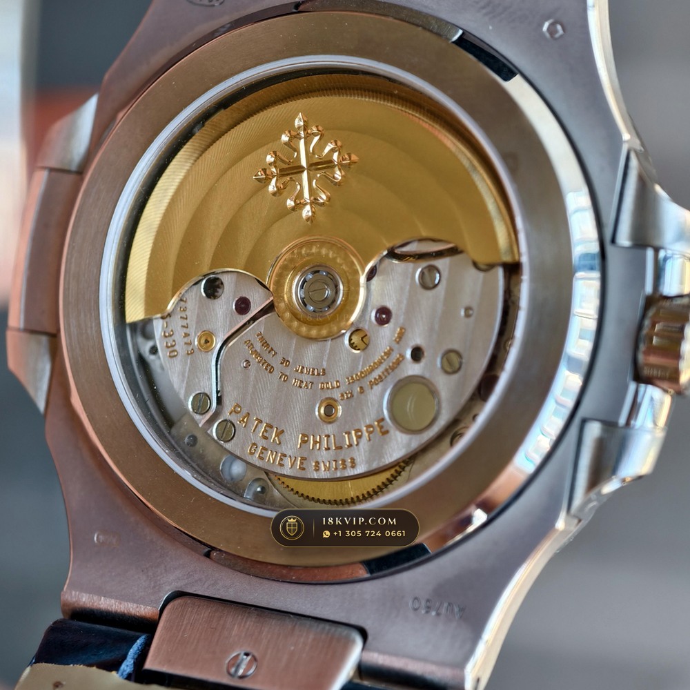 Patek Philippe Nautilus Self-Winding 41mm 18K White Gold Ref. 5811/1G-001 — Private Vault Edition — Studio Gallery Plate VII in 18K White Gold Au750 (112.2g Verified Mass, Patek Philippe Cal. 26-330 S C - 21K Gold Rotor)