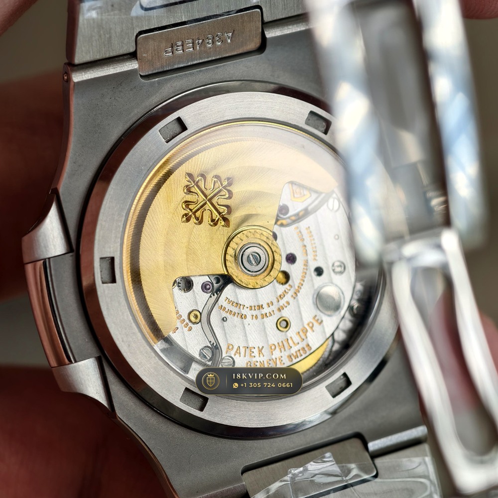 Patek Philippe Nautilus Self-Winding Ref. 5711/1A-001 — Private Vault Edition — Studio Gallery Plate VIII in 904L Stainless Steel Custom Architecture (114.6g Verified Mass, Patek Philippe Cal. 26-330 S C / Cal. 324 S C - 21K Gold Rotor)