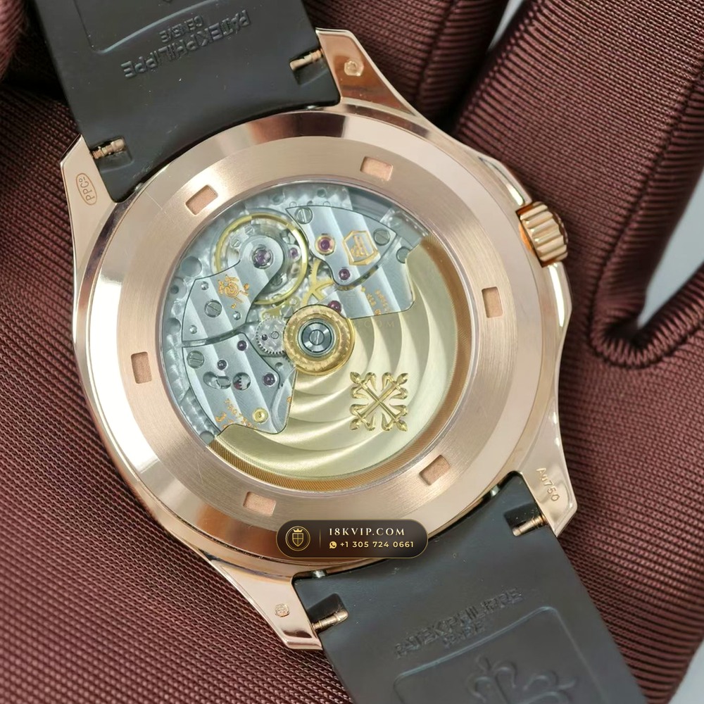 Patek Philippe Aquanaut Extra-Large Self-Winding 18K Rose Gold Ref. 5167R — Private Vault Edition — Studio Gallery Plate VIII in 18K Rose Gold Au750 (108.7g Verified Mass, Patek Philippe Cal. 324 S C - 21K Gold Rotor)