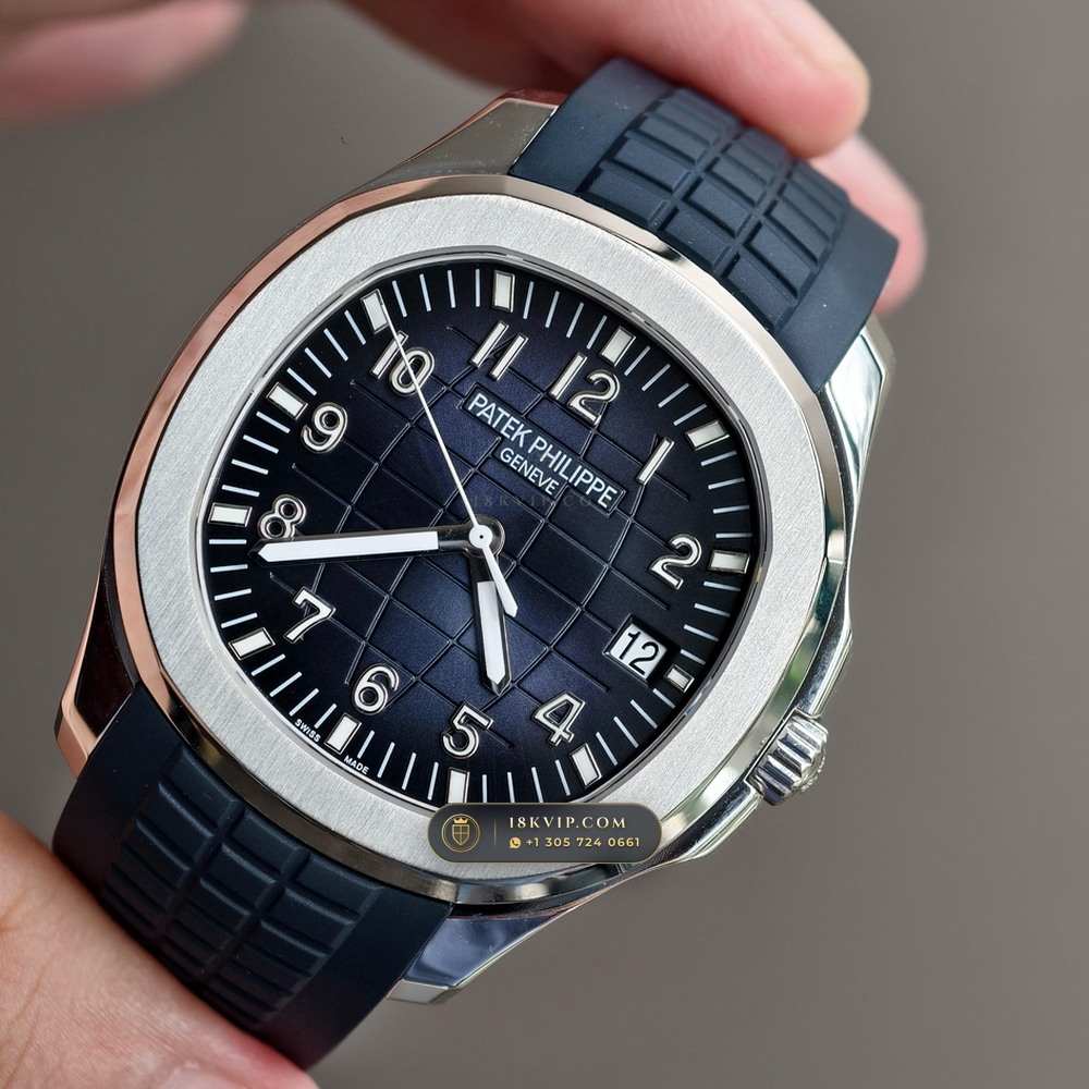 Patek Philippe Aquanaut Jumbo 42.2mm 18K White Gold Custom SW Dial Ref. 5168G — Private Vault Edition — Studio Gallery Plate III in 18K White Gold Au750 (120.4g Verified Mass, Patek Philippe Cal. 324 S C - 21K Gold Rotor)