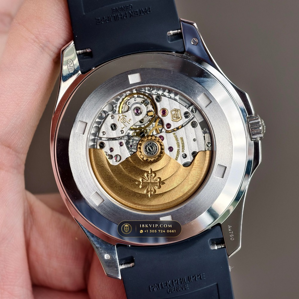 Patek Philippe Aquanaut Jumbo 42.2mm 18K White Gold Custom SW Dial Ref. 5168G — Private Vault Edition — Studio Gallery Plate VII in 18K White Gold Au750 (120.4g Verified Mass, Patek Philippe Cal. 324 S C - 21K Gold Rotor)