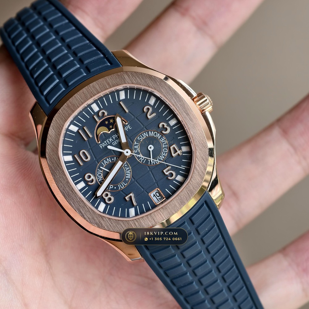 Patek Philippe Aquanaut Luce Annual Calendar 18K Rose Gold Ref. 5261R-001 — Private Vault Edition — Studio Gallery Plate II in 18K Rose Gold Au750 (104.9g Verified Mass, Patek Philippe Cal. 26-330 S QA LU)