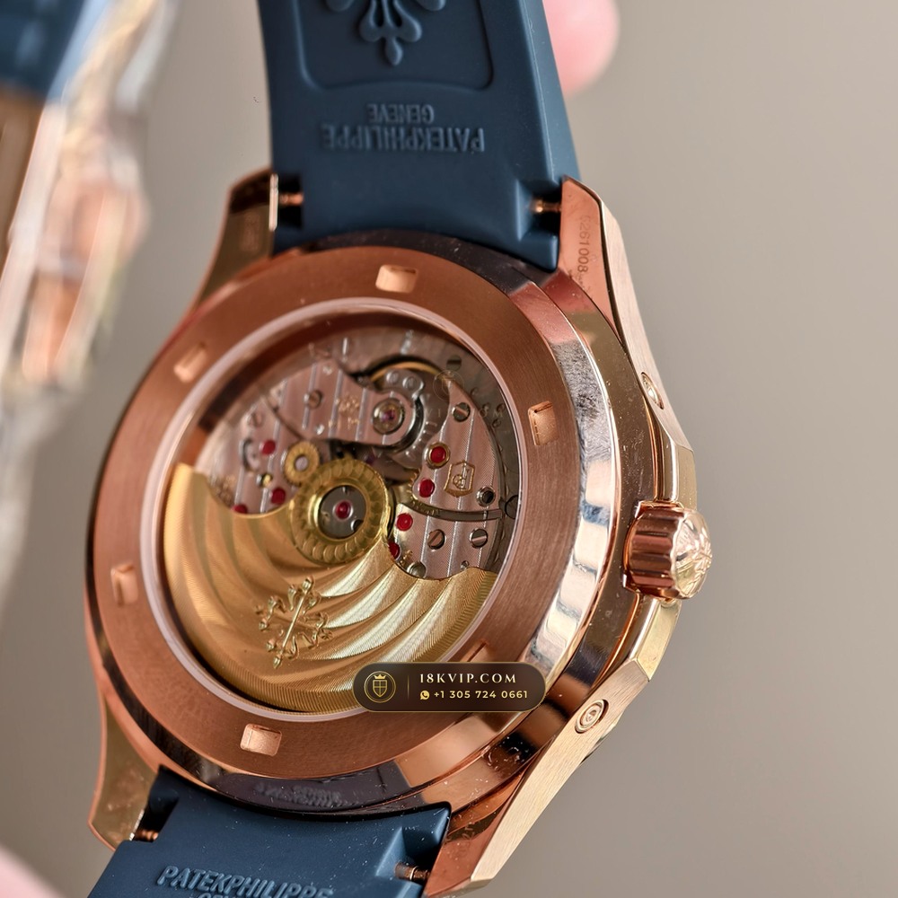 Patek Philippe Aquanaut Luce Annual Calendar 18K Rose Gold Ref. 5261R-001 — Private Vault Edition — Studio Gallery Plate VI in 18K Rose Gold Au750 (104.9g Verified Mass, Patek Philippe Cal. 26-330 S QA LU)