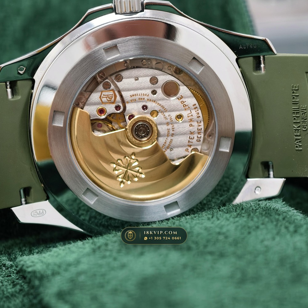 Patek Philippe Aquanaut Jumbo 42.2mm 18K White Gold Free-Sprung Calibre Ref. 5168G — Private Vault Edition — Studio Gallery Plate VIII in 18K White Gold Au750 (120.4g Verified Mass, Patek Philippe Cal. 324 S C - 21K Gold Rotor)