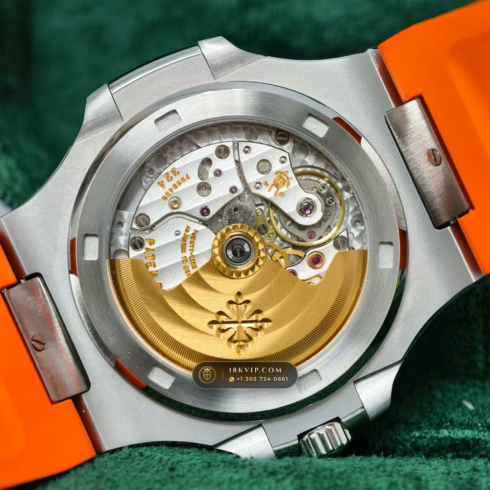 Patek Philippe Nautilus Self-Winding Custom SW Dial 22K Gold Rotor Ref. 5711/1A — Private Vault Edition — Studio Gallery Plate VI in 904L Stainless Steel Custom Architecture (115.0g Verified Mass, Patek Philippe Cal. 26-330 S C / Cal. 324 S C - 21K Gold Rotor)