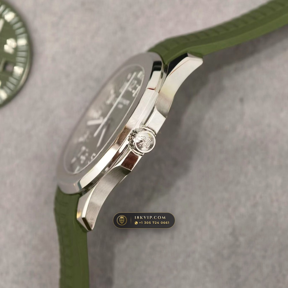 Patek Philippe Aquanaut Jumbo 42.2mm 18K White Gold Custom SW Dial 22K Gold Rotor Ref. 5168G — Private Vault Edition — Studio Gallery Plate IV in 18K White Gold Au750 (120.5g Verified Mass, Patek Philippe Cal. 324 S C - 21K Gold Rotor)