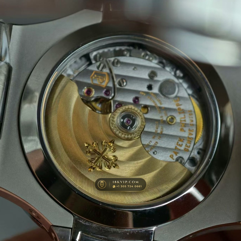 Patek Philippe Nautilus Annual Calendar Moonphase Blue Graduated Dial Ref. 5726/1A-014 — Private Vault Edition — Studio Gallery Plate VIII in 904L Stainless Steel Custom Architecture (147.6g Verified Mass, Patek Philippe Cal. 324 S QA LU 24H - 21K Gold Rotor)