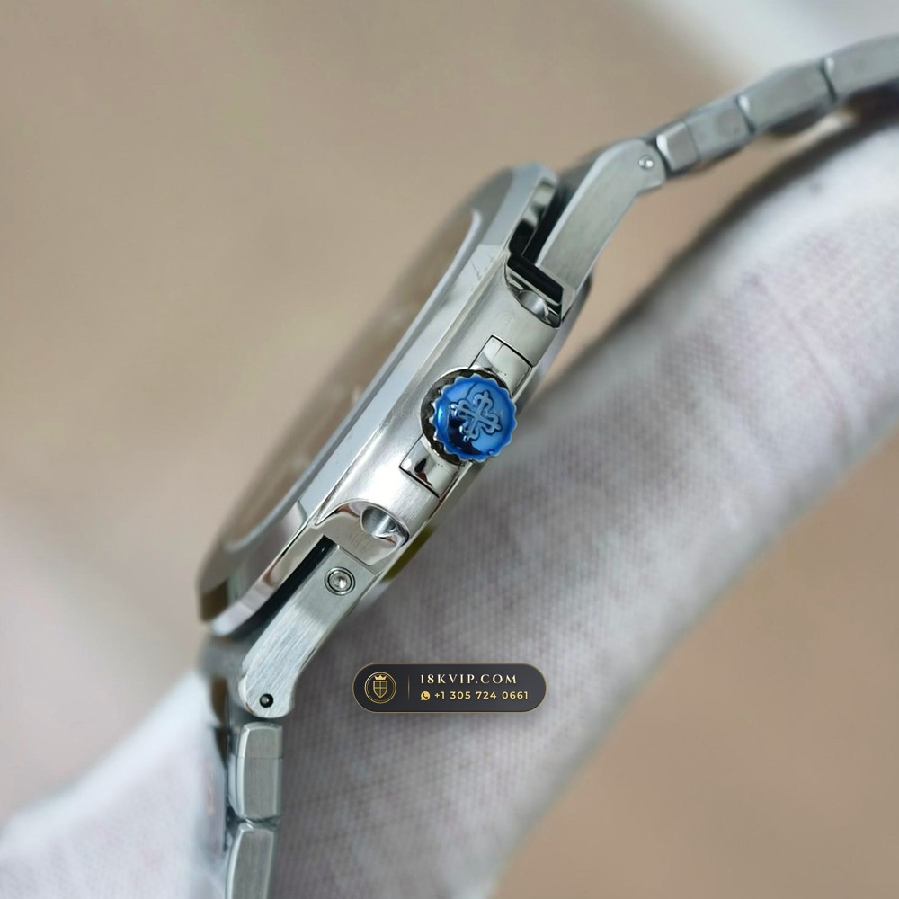 Patek Philippe Nautilus Moonphase & Power Reserve 5-Axis CNC Case Ref. 5712/1A — Private Vault Edition — Studio Gallery Plate IV in 904L Stainless Steel Custom Architecture (116.3g Verified Mass, Patek Philippe Cal. 240 PS IRM C LU - 22K Gold Micro-Rotor)