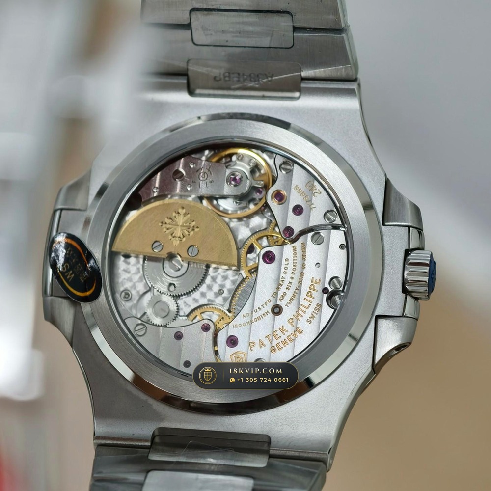 Patek Philippe Nautilus Moonphase & Power Reserve 5-Axis CNC Case Ref. 5712/1A — Private Vault Edition — Studio Gallery Plate VI in 904L Stainless Steel Custom Architecture (116.3g Verified Mass, Patek Philippe Cal. 240 PS IRM C LU - 22K Gold Micro-Rotor)