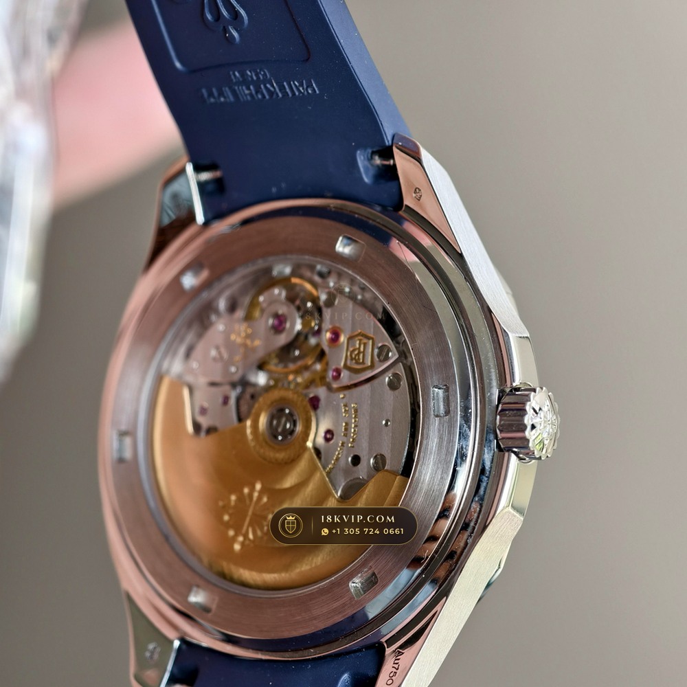 Patek Philippe Aquanaut Luce Haute Joaillerie Diamond-Set Bezel 18K White Gold 5-Axis CNC Case Ref. 5268/461G-001 — Private Vault Edition — Studio Gallery Plate VII in 18K White Gold Au750 (114.6g Verified Mass, Patek Philippe Cal. 26-330 S C - 21K Gold Rotor)