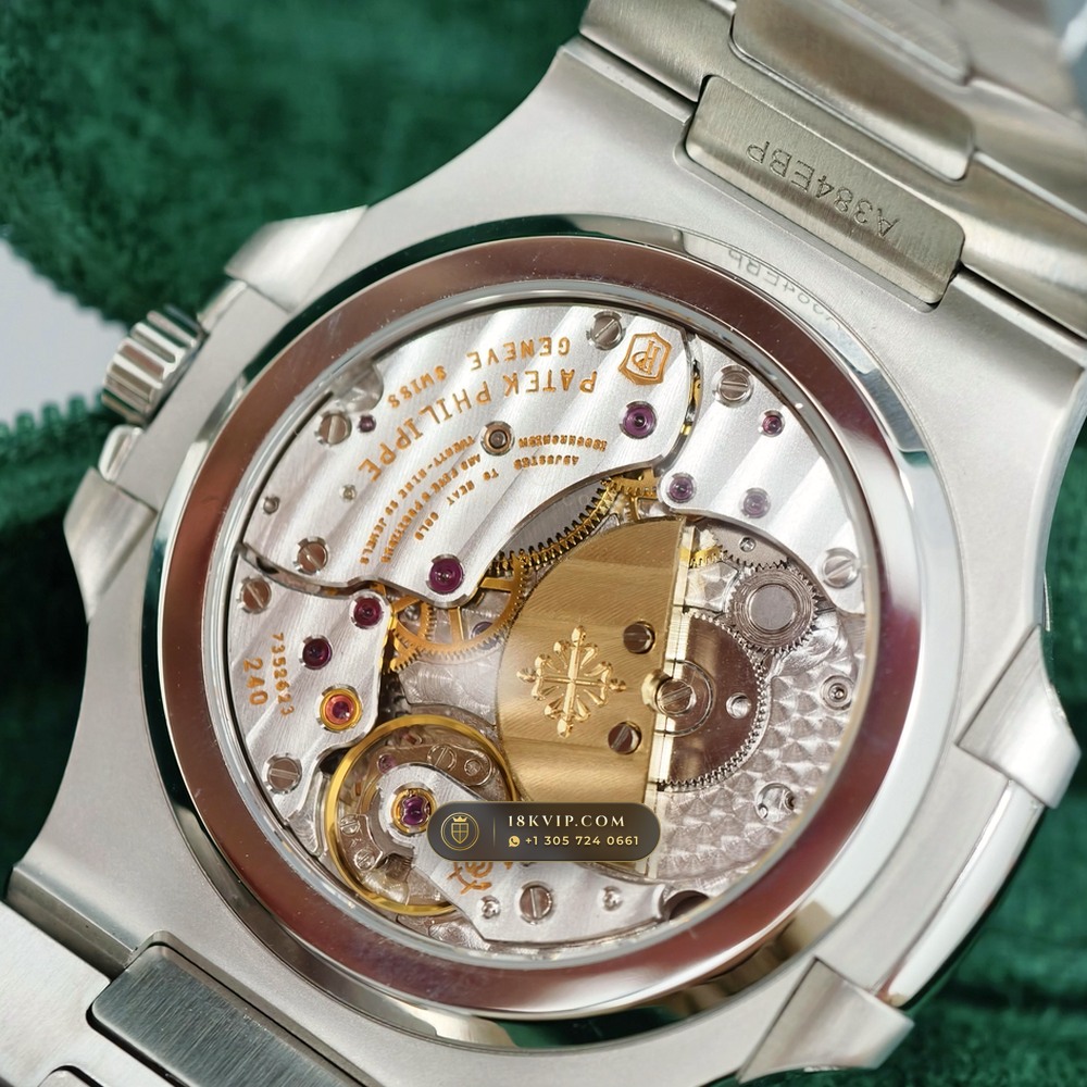 Patek Philippe Nautilus Moonphase & Power Reserve Geneva Atelier Spec Ref. 5712/1A — Private Vault Edition — Studio Gallery Plate VI in 904L Stainless Steel Custom Architecture (116.8g Verified Mass, Patek Philippe Cal. 240 PS IRM C LU - 22K Gold Micro-Rotor)