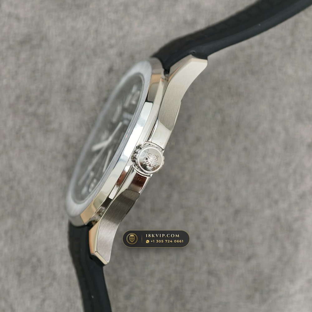 Patek Philippe Aquanaut Extra-Large Self-Winding Geneva Atelier Spec Ref. 5167A — Private Vault Edition — Studio Gallery Plate V in 904L Stainless Steel Custom Architecture (79.6g Verified Mass, Patek Philippe Cal. 324 S C - 21K Gold Rotor)