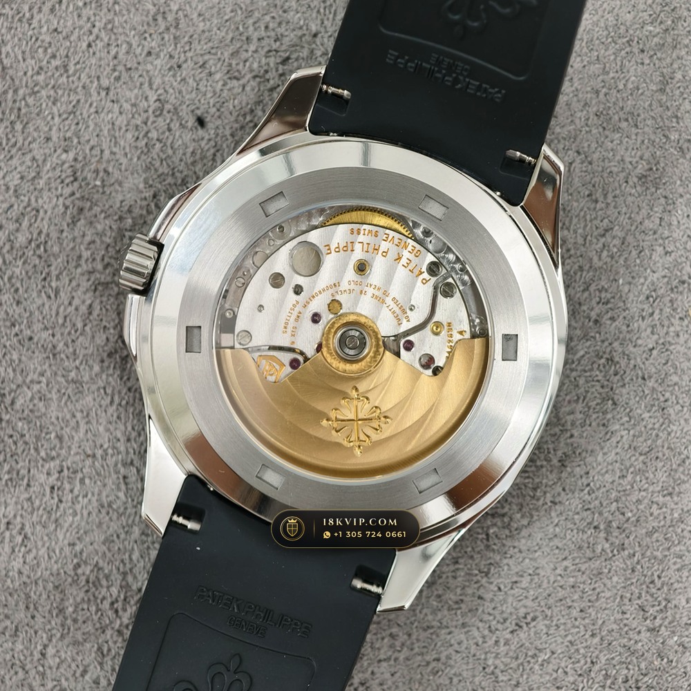 Patek Philippe Aquanaut Extra-Large Self-Winding Geneva Atelier Spec Ref. 5167A — Private Vault Edition — Studio Gallery Plate VII in 904L Stainless Steel Custom Architecture (79.6g Verified Mass, Patek Philippe Cal. 324 S C - 21K Gold Rotor)