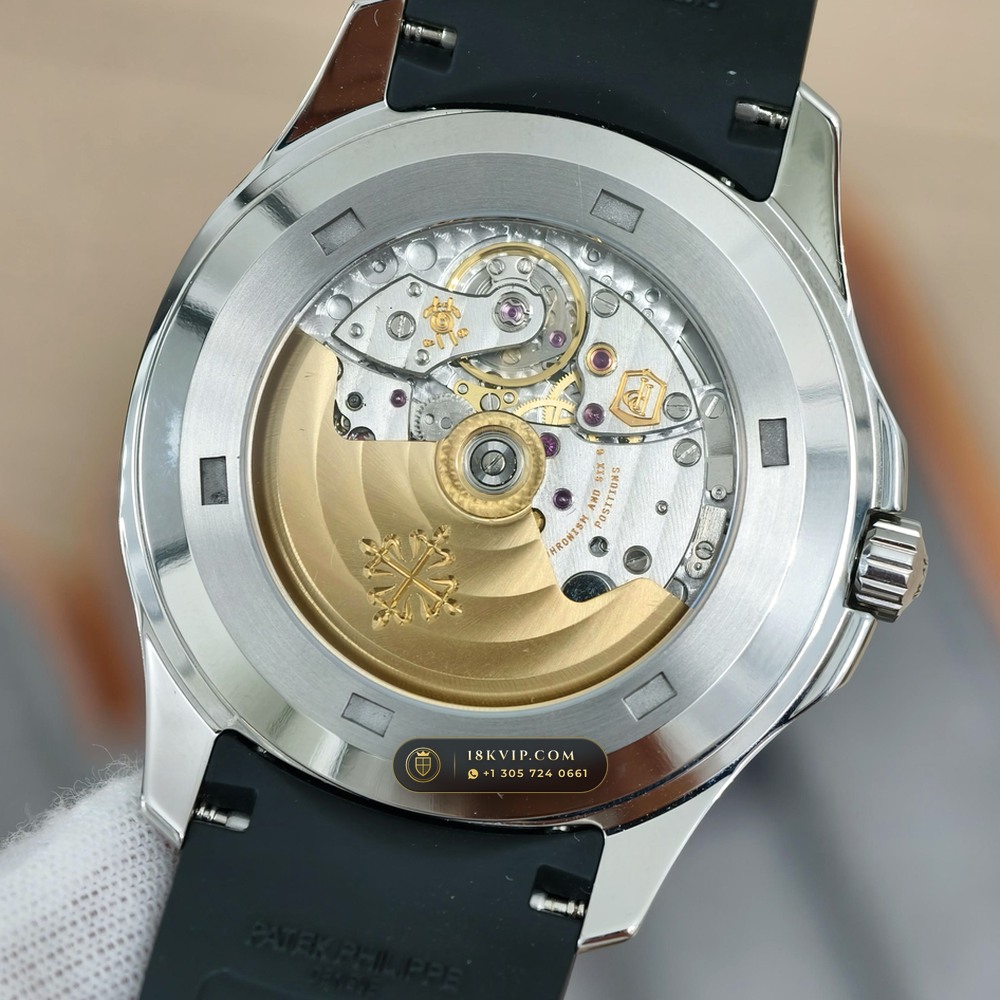 Patek Philippe Aquanaut Extra-Large Self-Winding Geneva Atelier Spec Ref. 5167A — Private Vault Edition — Studio Gallery Plate VIII in 904L Stainless Steel Custom Architecture (79.6g Verified Mass, Patek Philippe Cal. 324 S C - 21K Gold Rotor)