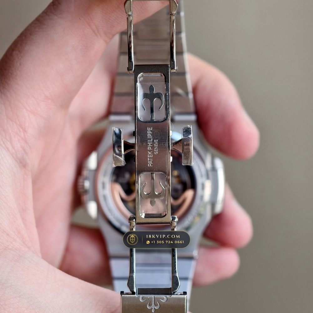 Patek Philippe Nautilus 40mm Openworked Carbon Edition Openworked Skeleton Dial Ref. 5711/1A-010 — Private Vault Edition — Studio Gallery Plate XI in Forged Carbon TPT & Titanium (115.2g Verified Mass, Patek Philippe Cal. 26-330 S C / Cal. 324 S C - 21K Gold Rotor)