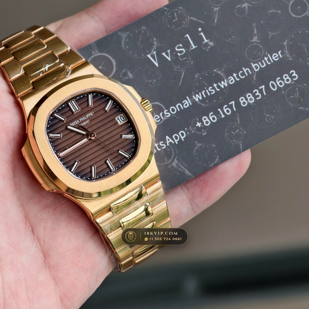 Patek Philippe Nautilus Self-Winding 18K Rose Gold Ref. 5711/1R-001 — Private Vault Edition — Studio Gallery Plate X in 18K Rose Gold Au750 (186.3g Verified Mass, Patek Philippe Cal. 26-330 S C / Cal. 324 S C - 21K Gold Rotor)