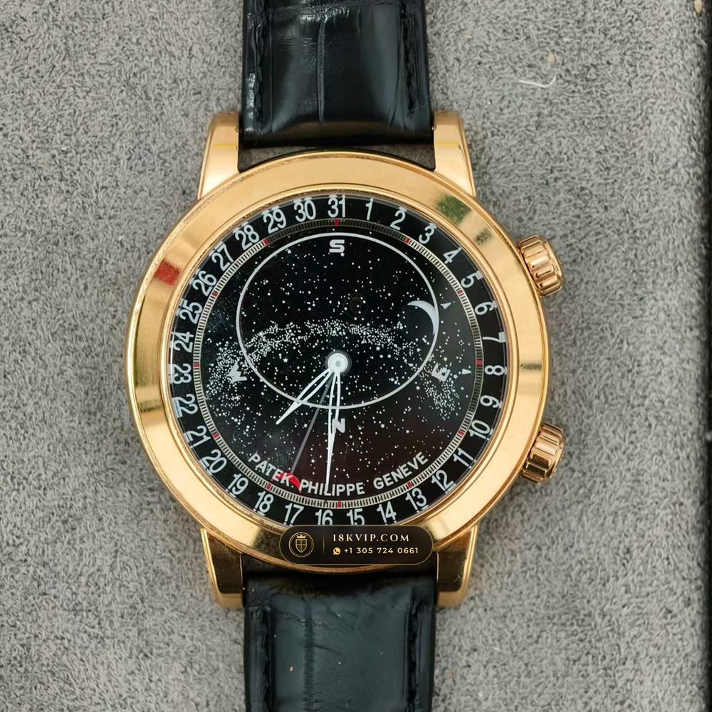 Patek Philippe Grand Complications Sky Moon Celestial 18K Rose Gold Ref. 6102R-001 — Private Vault Edition — Studio Gallery Plate II in 18K Rose Gold Au750 (128.0g Verified Mass, Patek Philippe Cal. 240 LU CL C - 22K Gold Micro-Rotor)