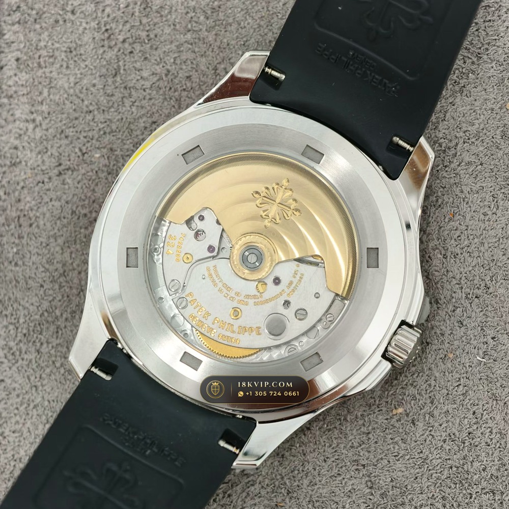 Patek Philippe Aquanaut Extra-Large Self-Winding Custom SW Dial 22K Gold Rotor Ref. 5167A — Private Vault Edition — Studio Gallery Plate VI in 904L Stainless Steel Custom Architecture (79.1g Verified Mass, Patek Philippe Cal. 324 S C - 21K Gold Rotor)