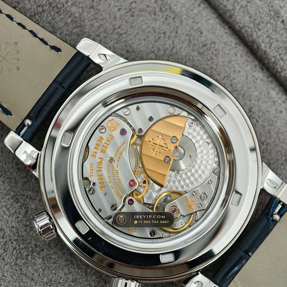 Patek Philippe Grand Complications Sky Moon Celestial 950 Platinum Ref. 6102P-001 — Private Vault Edition — Studio Gallery Plate VII in 950 Platinum Pt950 (147.9g Verified Mass, Patek Philippe Cal. 240 LU CL C - 22K Gold Micro-Rotor)