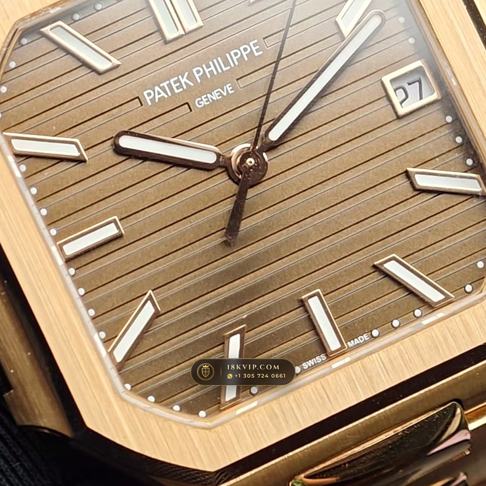 Patek Philippe Cubitus Self-Winding 18K Rose Gold Ref. 7128/1R-001 — Private Vault Edition — Studio Gallery Plate III in 18K Rose Gold Au750 (188.0g Verified Mass, Patek Philippe Cal. 26-330 S C)