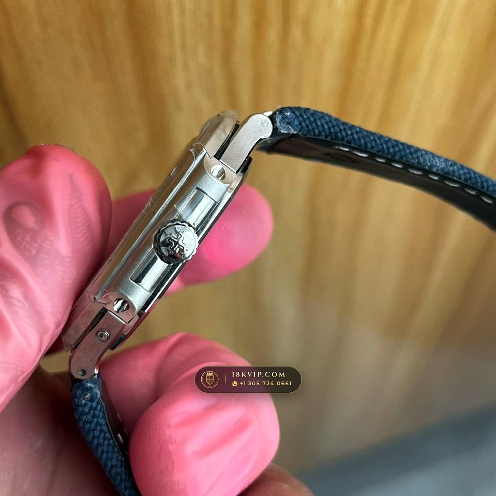 Patek Philippe Cubitus Grand Date Day and Moon Phases 950 Platinum Ref. 5822P-001 — Private Vault Edition — Studio Gallery Plate II in 950 Platinum Pt950 (156.1g Verified Mass, Patek Philippe Cal. 240 PS CI J LU - 22K Gold Micro-Rotor)