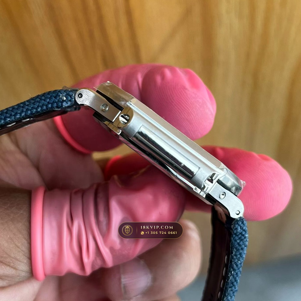 Patek Philippe Cubitus Grand Date Day and Moon Phases 950 Platinum Ref. 5822P-001 — Private Vault Edition — Studio Gallery Plate III in 950 Platinum Pt950 (156.1g Verified Mass, Patek Philippe Cal. 240 PS CI J LU - 22K Gold Micro-Rotor)