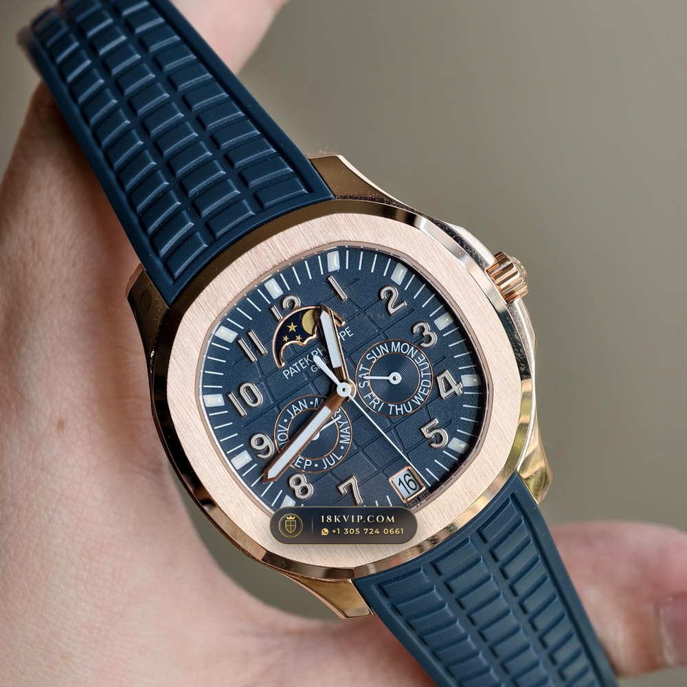 Patek Philippe Aquanaut Luce Annual Calendar 18K Rose Gold Ref. 5261R — Private Vault Edition — Studio Gallery Plate II in 18K Rose Gold Au750 (104.1g Verified Mass, Patek Philippe Cal. 26-330 S QA LU)