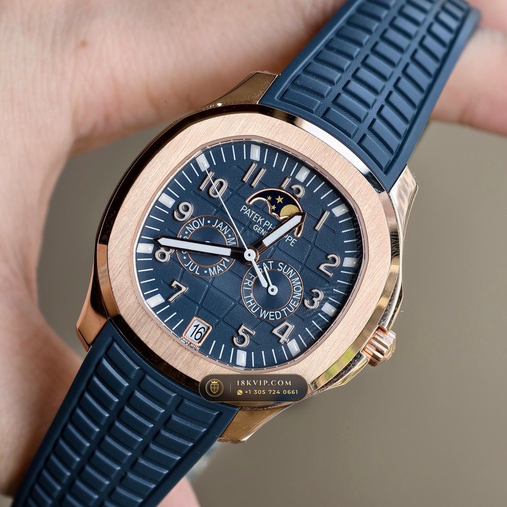 Patek Philippe Aquanaut Luce Annual Calendar 18K Rose Gold Ref. 5261R — Private Vault Edition — Studio Gallery Plate III in 18K Rose Gold Au750 (104.1g Verified Mass, Patek Philippe Cal. 26-330 S QA LU)