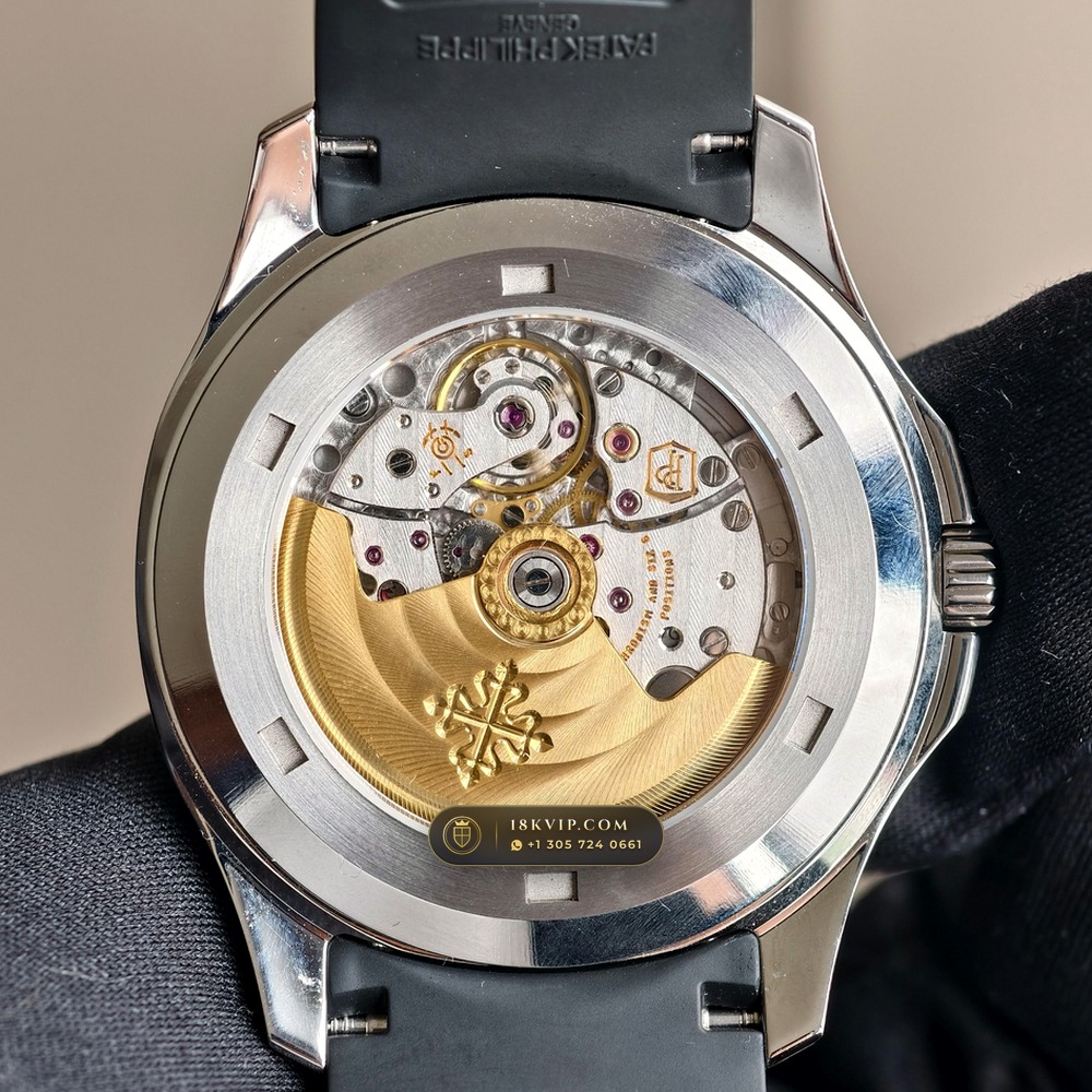 Patek Philippe Aquanaut Extra-Large Self-Winding Chronometer Regulated Spec Ref. 5167A — Private Vault Edition — Studio Gallery Plate VI in 904L Stainless Steel Custom Architecture (79.3g Verified Mass, Patek Philippe Cal. 324 S C - 21K Gold Rotor)