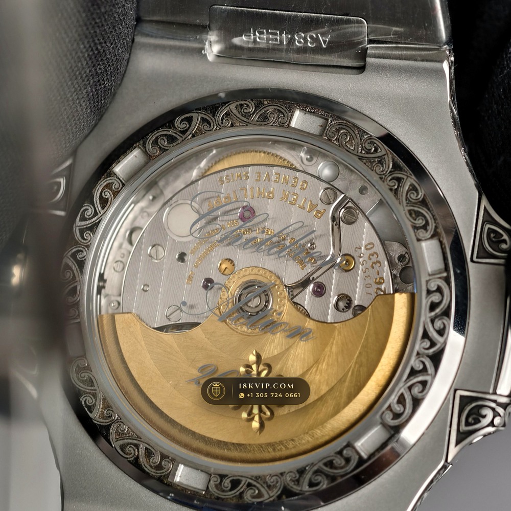 Patek Philippe Nautilus Self-Winding Ref. 5711/1500A — Private Vault Edition — Studio Gallery Plate X in 904L Stainless Steel Custom Architecture (115.2g Verified Mass, Patek Philippe Cal. 26-330 S C / Cal. 324 S C - 21K Gold Rotor)
