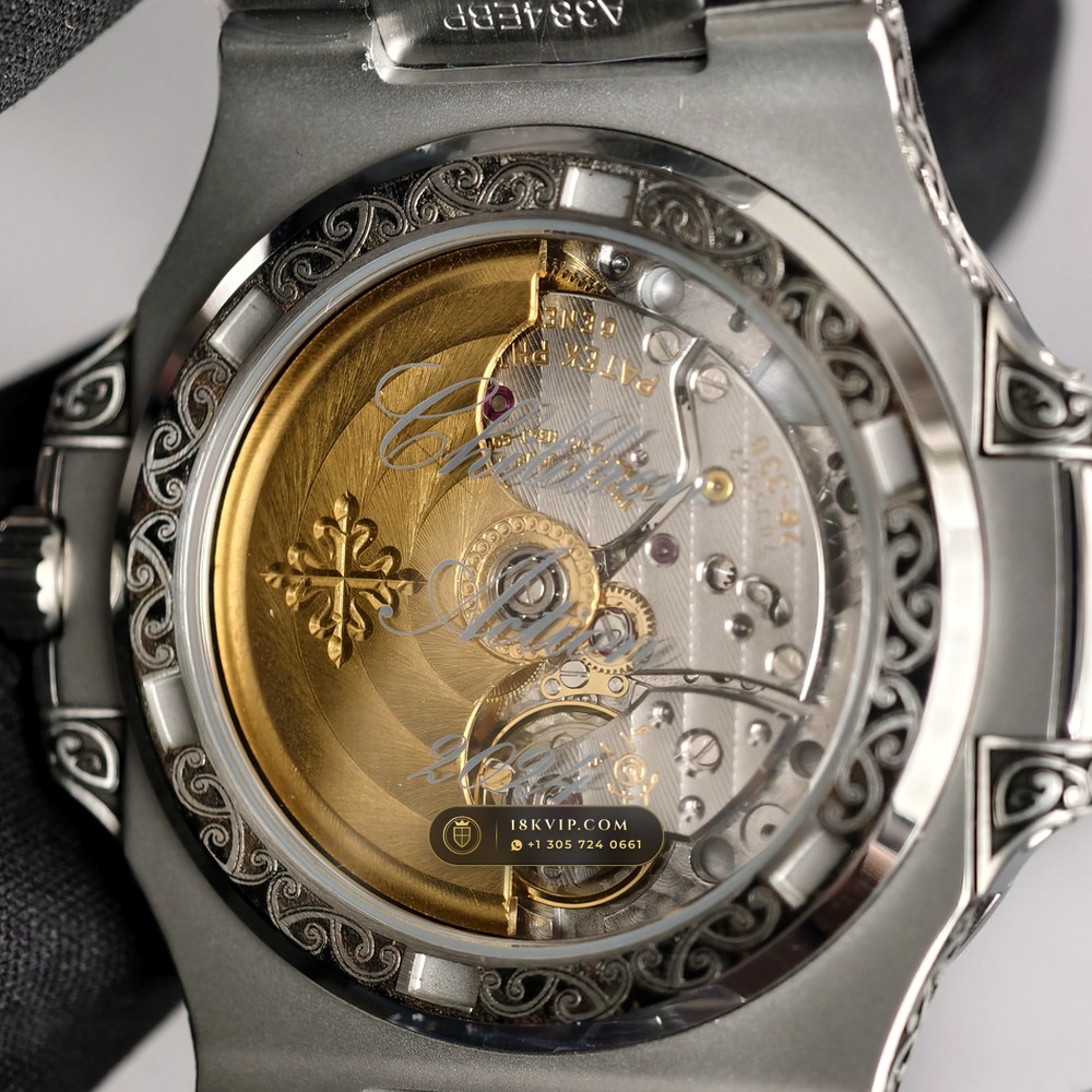 Patek Philippe Nautilus Self-Winding Ref. 5711/1500A — Private Vault Edition — Studio Gallery Plate IX in 904L Stainless Steel Custom Architecture (115.2g Verified Mass, Patek Philippe Cal. 26-330 S C / Cal. 324 S C - 21K Gold Rotor)