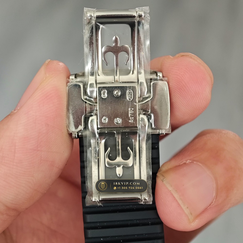 Patek Philippe Aquanaut Jumbo 42.2mm 18K White Gold Hand-Finished Buff Dial Ref. 5168G — Private Vault Edition — Studio Gallery Plate VIII in 18K White Gold Au750 (120.8g Verified Mass, Patek Philippe Cal. 324 S C - 21K Gold Rotor)