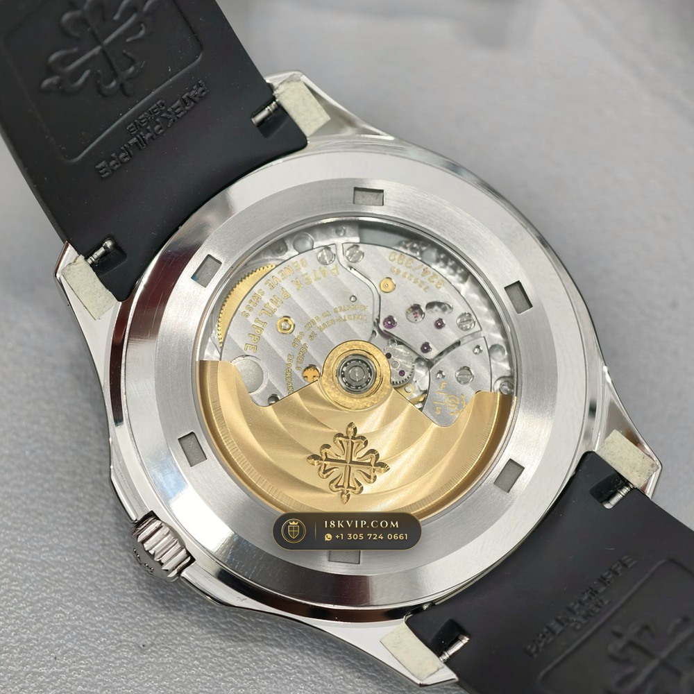 Patek Philippe Aquanaut Extra-Large Self-Winding Hand-Chamfered Bevel Spec Ref. 5167A — Private Vault Edition — Studio Gallery Plate VII in 904L Stainless Steel Custom Architecture (79.2g Verified Mass, Patek Philippe Cal. 324 S C - 21K Gold Rotor)