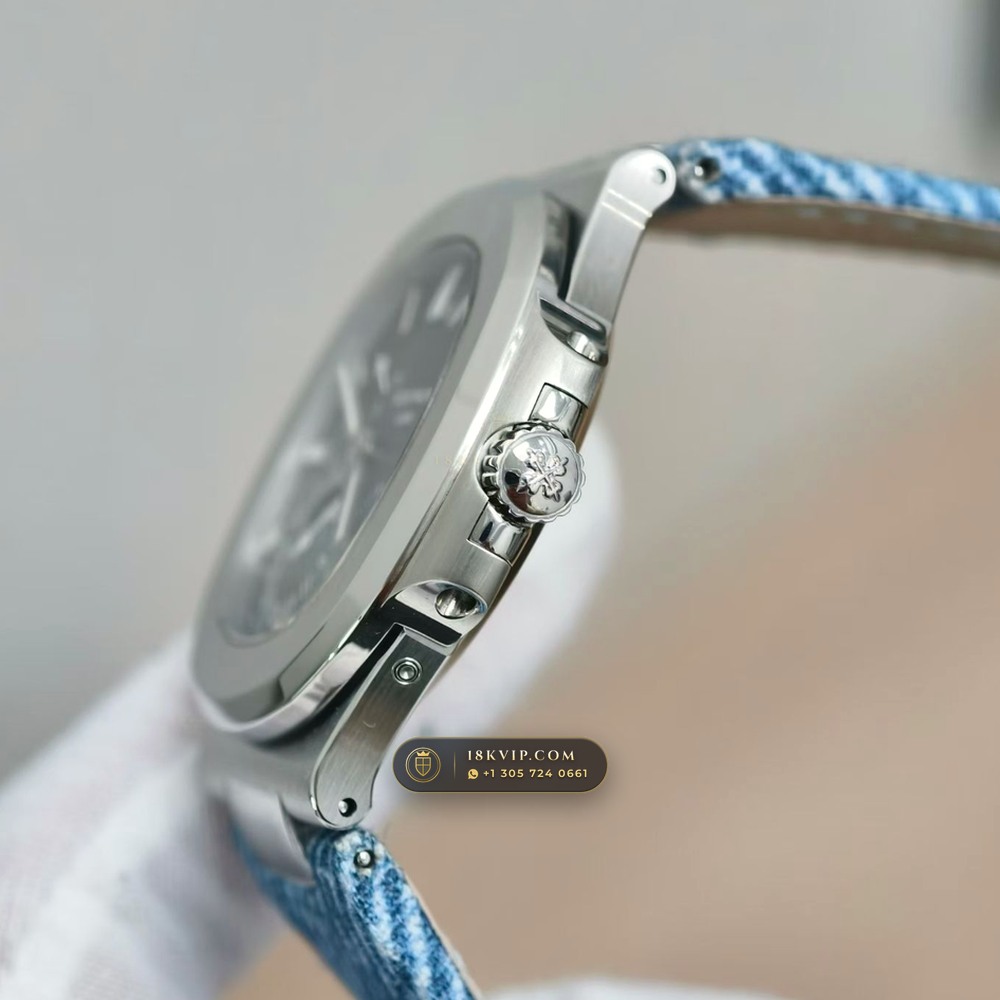 Patek Philippe Nautilus Moonphase & Power Reserve Custom SW Dial Ref. 5712A — Private Vault Edition — Studio Gallery Plate VI in 904L Stainless Steel Custom Architecture (116.5g Verified Mass, Patek Philippe Cal. 240 PS IRM C LU - 22K Gold Micro-Rotor)