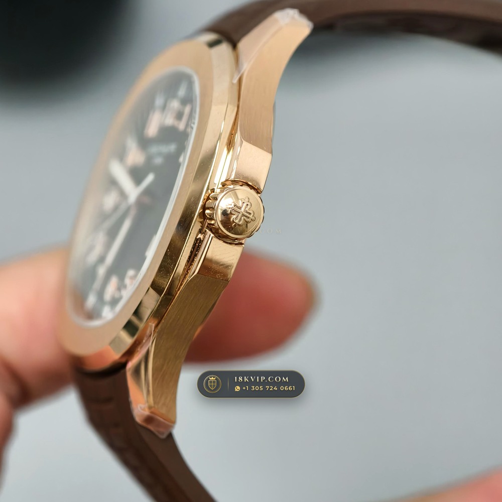 Patek Philippe Aquanaut Extra-Large Self-Winding 18K Rose Gold Geneva Atelier Spec Ref. 5167R — Private Vault Edition — Studio Gallery Plate V in 18K Rose Gold Au750 (108.8g Verified Mass, Patek Philippe Cal. 324 S C - 21K Gold Rotor)