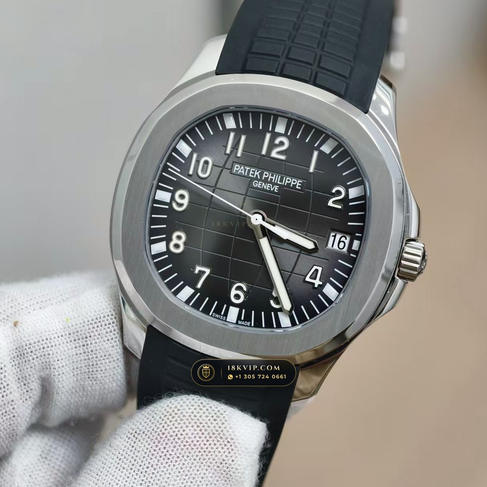 Patek Philippe Aquanaut Extra-Large Self-Winding Custom SW Dial Deep Crystal Optics Ref. 5167A — Private Vault Edition — Studio Gallery Plate III in 904L Stainless Steel Custom Architecture (79.5g Verified Mass, Patek Philippe Cal. 324 S C - 21K Gold Rotor)