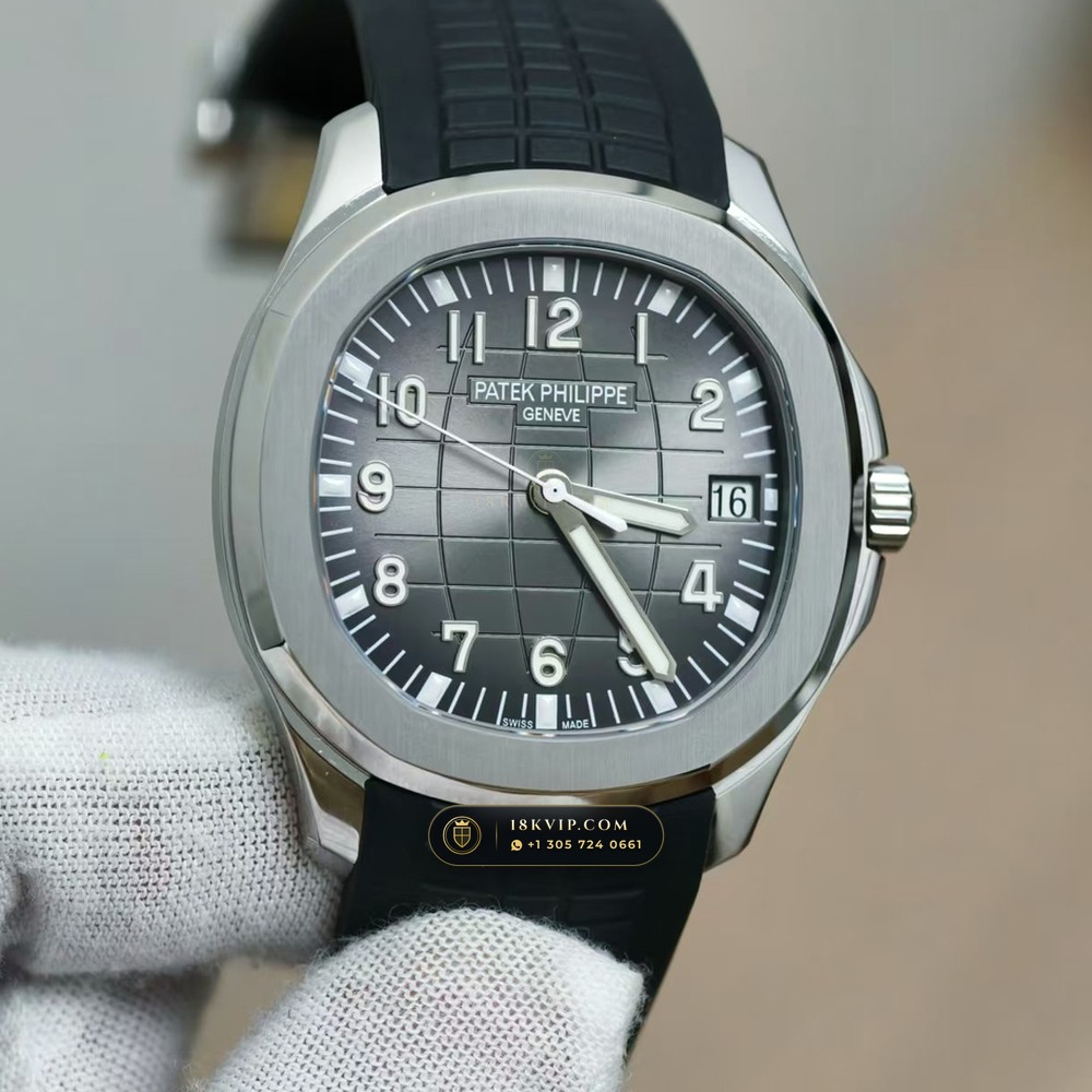 Patek Philippe Aquanaut Extra-Large Self-Winding Custom SW Dial Deep Crystal Optics Ref. 5167A — Private Vault Edition — Studio Gallery Plate IV in 904L Stainless Steel Custom Architecture (79.5g Verified Mass, Patek Philippe Cal. 324 S C - 21K Gold Rotor)