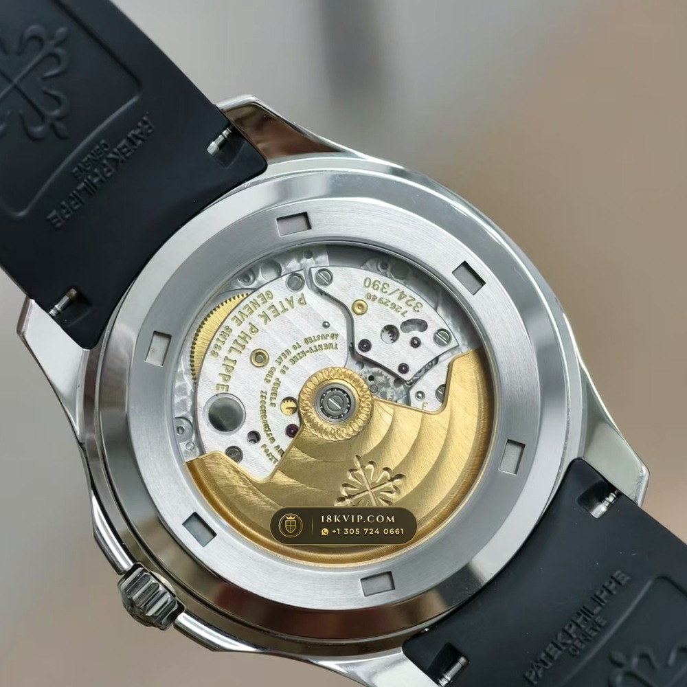 Patek Philippe Aquanaut Extra-Large Self-Winding Custom SW Dial Deep Crystal Optics Ref. 5167A — Private Vault Edition — Studio Gallery Plate VIII in 904L Stainless Steel Custom Architecture (79.5g Verified Mass, Patek Philippe Cal. 324 S C - 21K Gold Rotor)
