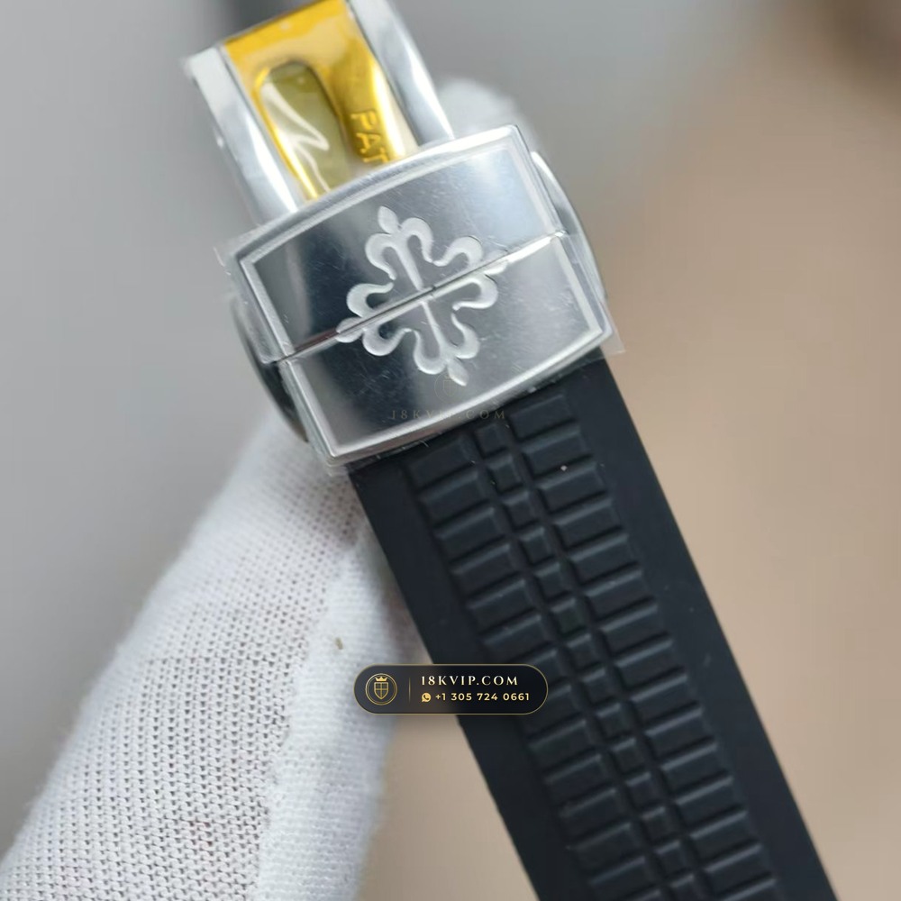Patek Philippe Aquanaut Extra-Large Self-Winding Custom SW Dial Deep Crystal Optics Ref. 5167A — Private Vault Edition — Studio Gallery Plate IX in 904L Stainless Steel Custom Architecture (79.5g Verified Mass, Patek Philippe Cal. 324 S C - 21K Gold Rotor)