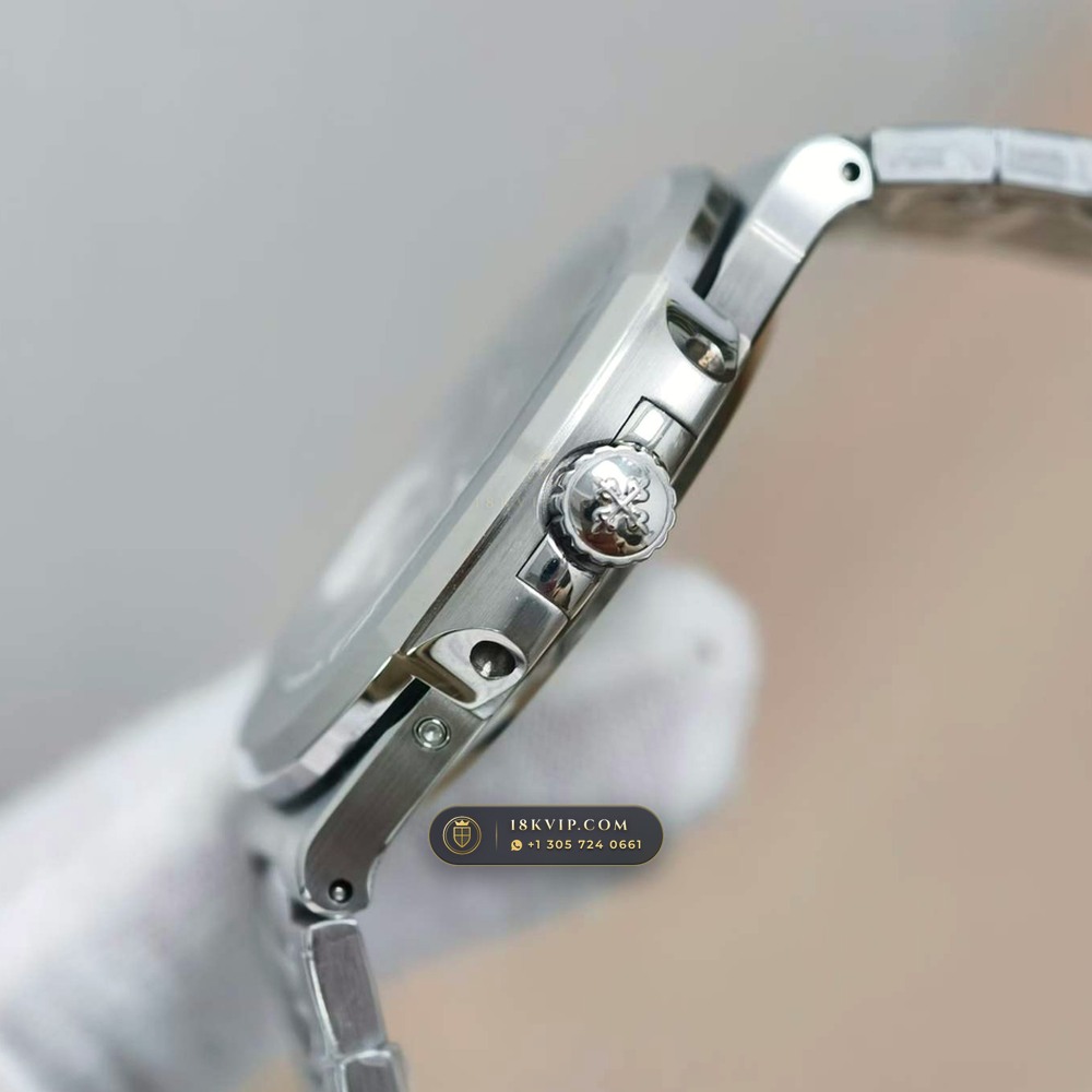 Patek Philippe Nautilus Moonphase & Power Reserve Chronometer Regulated Spec Ref. 5712/1A — Private Vault Edition — Studio Gallery Plate V in 904L Stainless Steel Custom Architecture (116.1g Verified Mass, Patek Philippe Cal. 240 PS IRM C LU - 22K Gold Micro-Rotor)