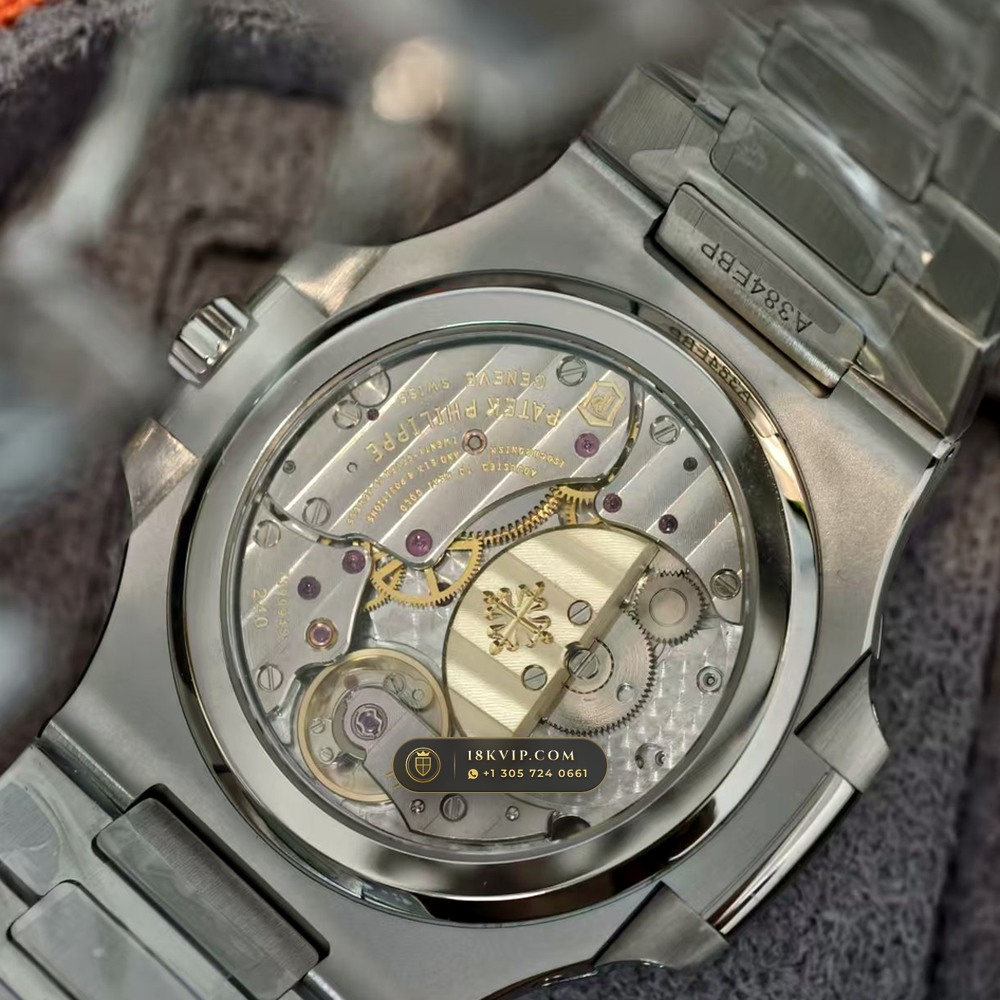 Patek Philippe Nautilus Moonphase & Power Reserve Custom SW Dial Free-Sprung Calibre Ref. 5712A — Private Vault Edition — Studio Gallery Plate IX in 904L Stainless Steel Custom Architecture (116.5g Verified Mass, Patek Philippe Cal. 240 PS IRM C LU - 22K Gold Micro-Rotor)