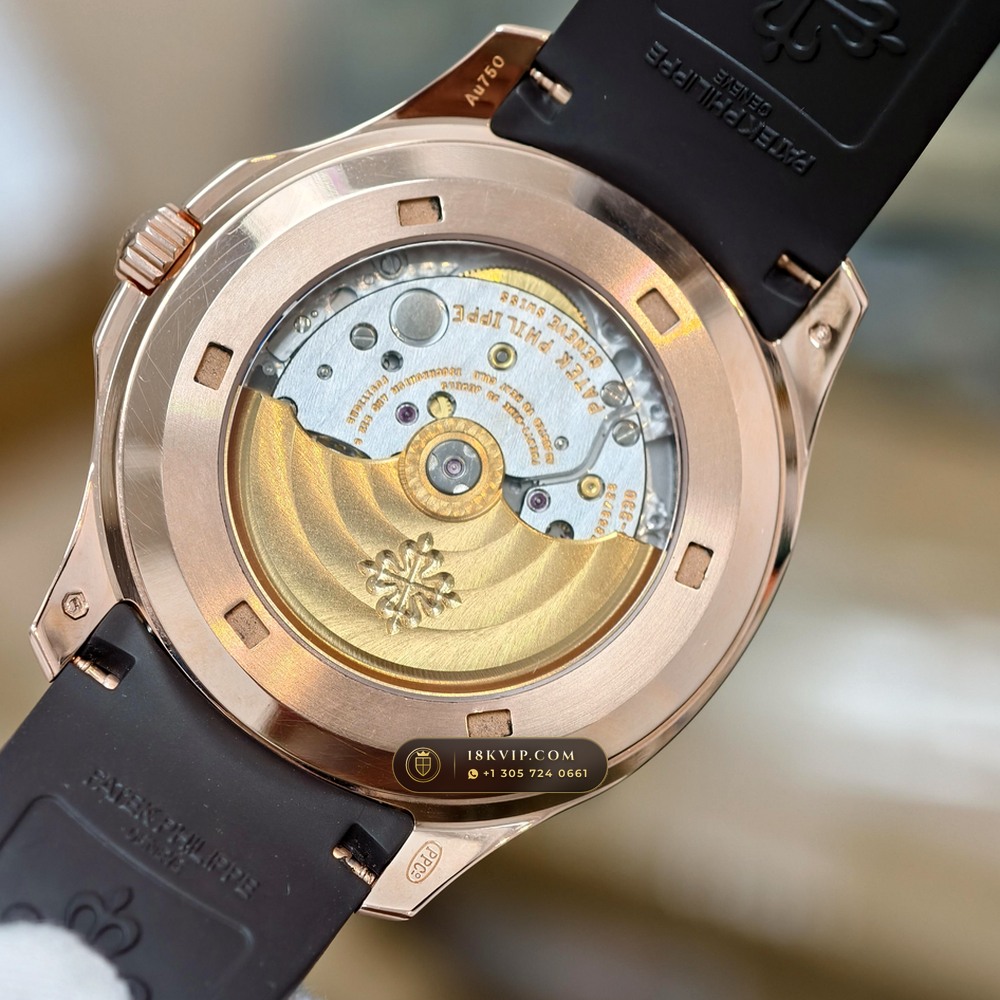 Patek Philippe Aquanaut Extra-Large Self-Winding 18K Rose Gold Ref. 5167R-001 — Private Vault Edition — Studio Gallery Plate VI in 18K Rose Gold Au750 (108.9g Verified Mass, Patek Philippe Cal. 324 S C - 21K Gold Rotor)